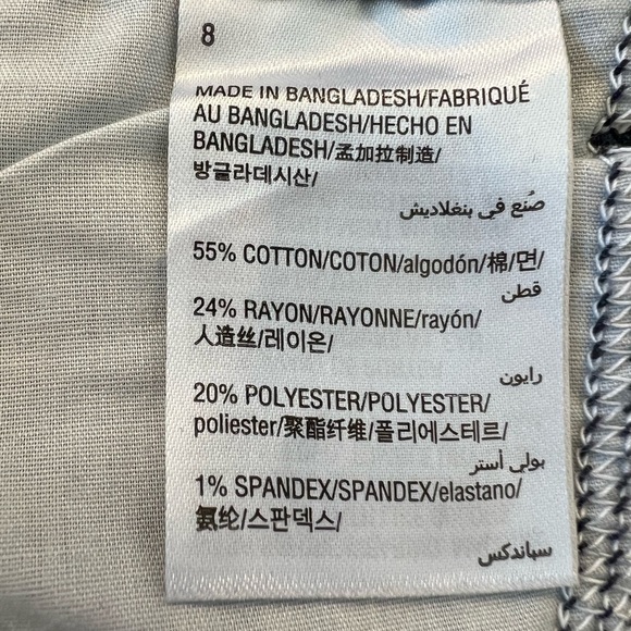 Style & Co Slim Ankle Striped Jeans Women’s Size 8 Blue Stretch Denim - Picture 5 of 7